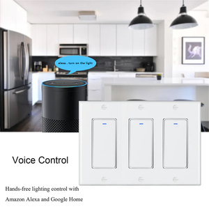 Pour Zigbee <span class=keywords><strong>3</strong></span> voies 10A PC matériel télécommande sans fil <span class=keywords><strong>Smart</strong></span> Life interrupteur mural - Product Image 4