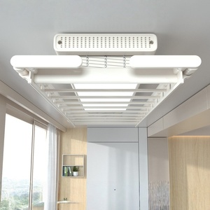 Remote controlled lifting balcony home folding intelligent automatic retractable electric <b>drying</b> <b>rack</b> - Product Image 2
