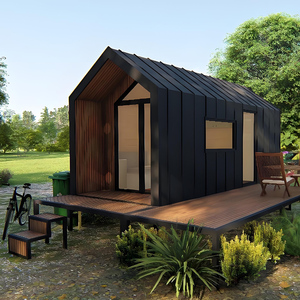 Sauna infrarouge à vapeur sèche Boyce, en bois de cèdre massif, pour villa moderne, cabane de luxe extérieure, avec fenêtres en transom et ordinateur - Product Image 1