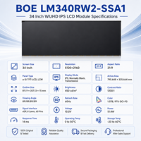 Module LCD TFT IPS WUHD 34 pouces 5K2K LM340RW2-SSA1 5120x2160 60Hz EDP pour écran de bureau ultra large
