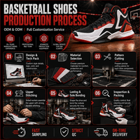 Chaussures de basketball personnalisées à soutien réactif et coussinets pour le devant du pied, idéales pour les sports décontractés en extérieur