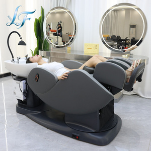 Modern Kuaför Salonu Ekipmanları Saç Yıkama Masajlı Baş Spa Şampuan Lavabosu ve Koltuğu - Product Image 3