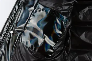 Chaqueta Acolchada de Poliéster Impermeable con Capucha de Alta Calidad para Hombre, Diseño de Logotipo Personalizado y Tallas Personalizables al por Mayor - Product Image 5