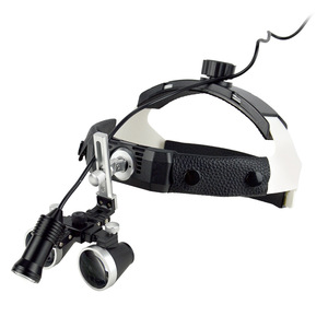 Loupe dentaire + lampe frontale LED, dispositif d'examen oral et chirurgical monté sur casque 2,5X/3,5X. - Product Image 3