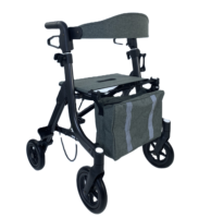 Déambulateur pliant multifonction léger pour personnes âgées, en alliage d'aluminium, à quatre roues, aide à la rééducation, chariot de courses pour tout-petits et seniors