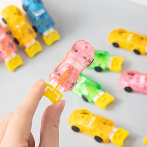 Coche de Carreras Catapulta de Plástico con Inercia para Niños de 5 a 7 Años, Vehículo de Juguete de Fricción de Colores Mezclados - Product Image 2