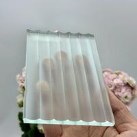 Vidrio Figurado Tejido Transparente de 4mm, 5mm, 6mm en Bronce y Gris con Tamaño Opcional para Ventanas y Puertas