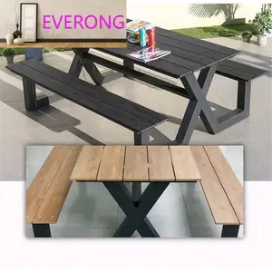 Bistro terrace modern teak outside outdoor patio garden furniture uplion outdoor rope rattan garden teak chair set furniture set