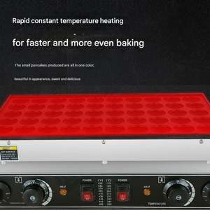 Machine à gaufres ronde classique de qualité supérieure pour usage commercial, 25 trous, machine à mini-crêpes à vendre - Product Image 2