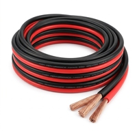 Cable de Altavoz Flexible de 2 Núcleos Rojo y Negro, Cable de Audio de Cobre CCA OFC, Cable de Iluminación de 0.5mm 0.75mm 1mm