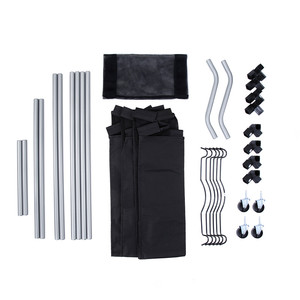 Hot Sell Easy Carry Dirty Clothes Metal <strong>3</strong> <strong>Compartment</strong> <strong>Laundry</strong> <strong>Basket</strong> With Wheels - Product Image 3