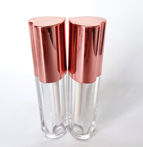 2024 nueva forma de corazón vacío gran varita Celar <span class=keywords><strong>Liptint</strong></span> Lipgloss contenedor tubos 5ml embalaje cosmético tubos de brillo de labios - Product Image 4