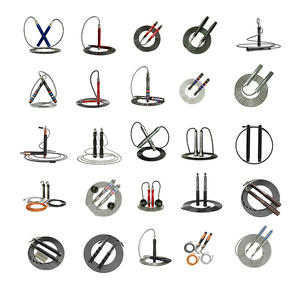 <span class=keywords><strong>Corde</strong></span> <span class=keywords><strong>à</strong></span> <span class=keywords><strong>Sauter</strong></span> Cross Rope Lestée en PVC Interchangeable avec Logo Personnalisé Unisexe 1lb et 2lb pour le Fitness - Product Image 6