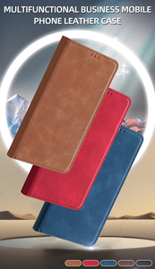 Étui de téléphone en cuir de luxe avec béquille pour Samsung <span class=keywords><strong>Galaxy</strong></span> A56 A55 A54 A53 A35 A34 A16 A15 avec porte-cartes magnétique - Product Image 6
