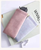 Étui à lunettes portable BOX07, pochette de rangement pour lunettes de soleil avec clip à ressort à fermeture automatique, étui à lunettes doublé doux anti-écrasement de qualité supérieure