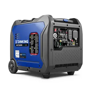 Dinking 7KW Portable Silent Gasoline Dual Fuel Petrol LPG Remote Electric Start Inverter Generator Home Use DK7250iED-M