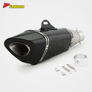 Silenciador de escape de motocicleta de fibra de carbono Universal de 51mm con DB Killer End Can <span class=keywords><strong>precio</strong></span> al por mayor directo de fábrica <span class=keywords><strong>Z900</strong></span> MT09 GSX250R - Product Image 2