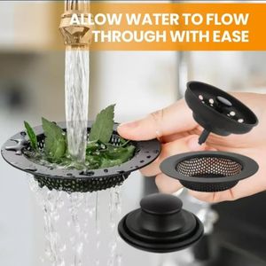 Filtro <span class=keywords><strong>di</strong></span> <span class=keywords><strong>scarico</strong></span> del <span class=keywords><strong>lavello</strong></span> della <span class=keywords><strong>cucina</strong></span> in acciaio inossidabile per evitare il blocco del sistema <span class=keywords><strong>di</strong></span> drenaggio della rete del lavabo - Product Image 6