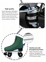 Patins à roulettes d'extérieur avec cadre en alliage d'aluminium, roues doubles haute vitesse pour adultes, activités de loisirs et de fitness
