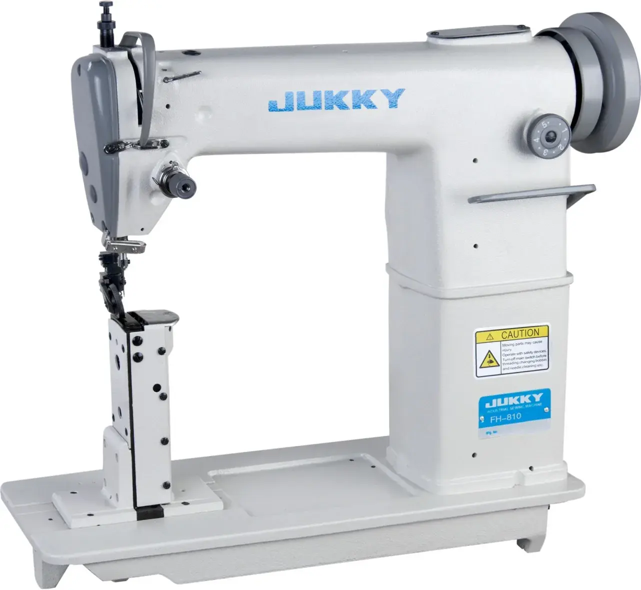 JUKKY JK810/820 máquina de coser de pespunte pesado post-cama bolsa de reparación de zapatos industrial máquina de coser de cuero grueso