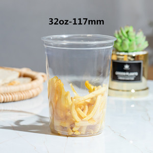 Gobelets en plastique <span class=keywords><strong>PET</strong></span> de 32oz pour café et boissons froids durables recyclables écologiques Bol à fruits - Product Image 2