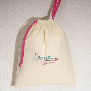 Custom Logo Printing Recyclable Promotional Multi-Color Canvas Dust Bag <b>Handbag</b> Drawstring Cotton Gift Shoe Packing Pouch - Product Image 2