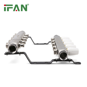 IFAN Atacado Baixo MOQ 3/4 "<span class=keywords><strong>Manifold</strong></span> De Água 304 Manifolds De Aço Inoxidável para Sistemas De Aquecimento De Piso - Product Image 4