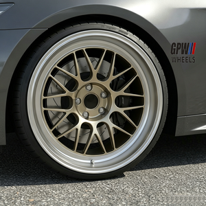 Rines GPW Personalizados Monobloque Forjados en Oro Champán, Diseño Cóncavo Profundo, 18 19 20 21 22 5x112 5x114.3 5x120 5x130 para BMW M6 Audi Porsche - Product Image 5