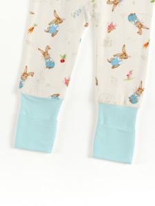 Vêtements pour bébé tendance Miozing pour Pâques - Combinaison pour bébé en fibre de bambou écologique, design mignon avec fermeture éclair bidirectionnelle, en stock - Product Image 6