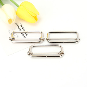Hebillas deslizantes metálicas de tres etapas para bolsos, accesorios de ferretería duraderos - Product Image 2