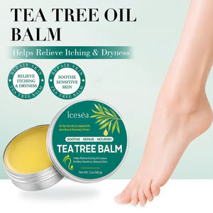 Baume pour les pieds à l'arbre à thé en marque privée OEM |   Hydratant à l'aloe vera pour les pieds secs et gercés |   Soins réparateurs naturels en gros - Product Image 2