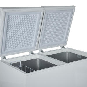 双温度390L双门隔间批发超市商用Congelador卧式冷柜 - Product Image 4