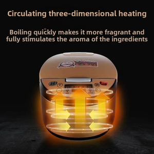 Cuisinière à <span class=keywords><strong>riz</strong></span> intelligente 5L avec minuterie, grande capacité pour 4-5 personnes, cuisinière à <span class=keywords><strong>riz</strong></span> multifonctionnelle programmable - Product Image 3