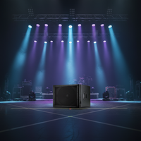 AUDIOPEAK Audio HDL 18-AS Subwoofer professionnel pour sonorisation, enceinte Line Array, alimentation passive, boîtier en bois portable