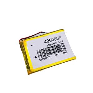 Low price <span class=keywords><strong>3</strong></span>,7 V lipo 406080 456080 3300mAh 3500mAh lithium-ion polymer battery with wires for electronic product - Product Image 2