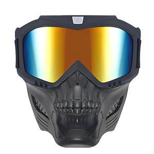 Máscara Modular Compatible con Casco para Aprilia Moto Guzzi, Diseño Convertible, Lavable, Reutilizable, Protector Facial Multideportivo - Product Image 6