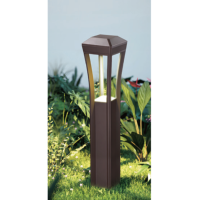 Lampe LED d'extérieur pour pelouse, lumière de jardin 10W 85-265V AC PC Aluminium 170X170XH600/700/900MM