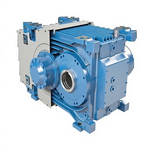 Réducteur à engrenages coniques hélicoïdaux MAXXDRIVE avec boîtier moulé monobloc utilisé dans les convoyeurs à courroie - Product Image 1