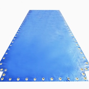 Factory Best Custom Size <b>PVC</b> Coated Tarpaulins 20ft & 40ft Open <b>Top</b> Containers Cover Parts for Sale - Product Image 1