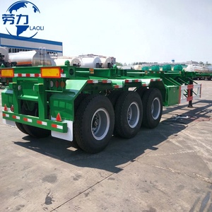 40ft thép nền tảng Trailer 20ft-45ft xương <span class=keywords><strong>container</strong></span> bán Trailer 40ft <span class=keywords><strong>container</strong></span> bộ phận khung gầm xe tải Trailer - Product Image 6