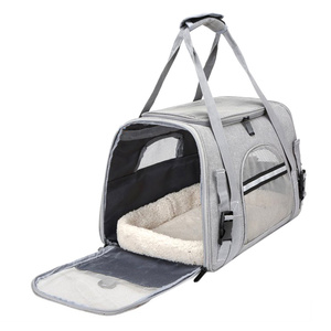 Tas punggung hewan peliharaan, ransel pembawa kucing peliharaan, tas hewan peliharaan, kunci, ritsleting keamanan portabel, tas bersirkulasi - Product Image 4