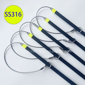 Gancho de Pesca de Alta Calidad con Mango de EVA, de Fibra de Carbono y Acero Inoxidable, para Pesca de Atún en Barco - Product Image 2