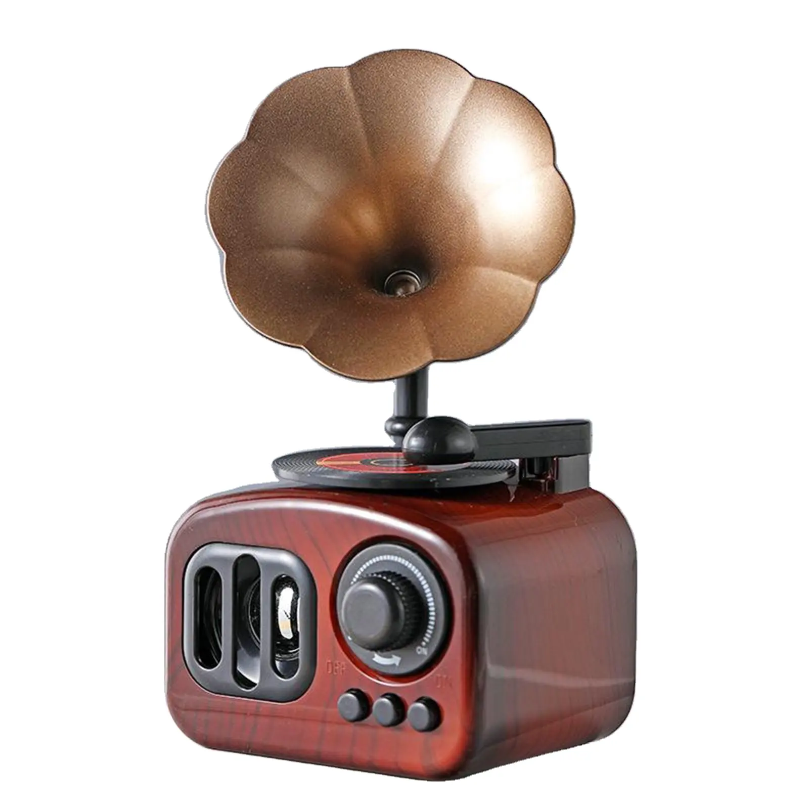 Retro Gramophone Music Box Home Desktop Decoration Musical Gift