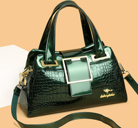 Sac fourre-tout de luxe pour femme, sac à main vintage en cuir PU gaufré croco, grande capacité, sac à bandoulière avec sangle pour le travail et les voyages