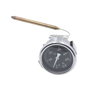 Termómetro Capilar de Acero Inoxidable 0-500°C con Esfera Redonda, Medidor de Temperatura para Horno de Pizza, Sensor de Aleación de Cobre y Plata - Product Image 5