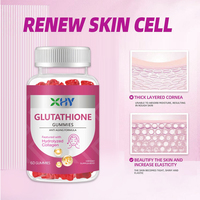 Gummies L-glutathion éclaircissantes pour la peau avec vitamine C et L-glutathion noir anti-âge, enrichies en vitamine C