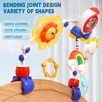 Jouets pour bébés et tout-petits, mobile de lit, mobile de berceau, siège auto de voyage, lumière musicale, jouets d'arche pour poussette