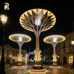 פיסול עץ גדול מנירוסטה בהתאמה אישית של RELONG לקישוט רחובות עיריות חיצוניות - Product Image 6