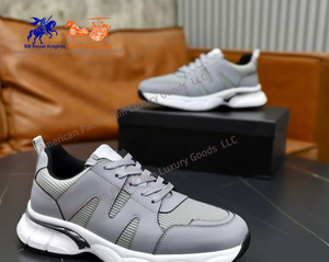 Amani 2025, Zapatos Deportivos de Piel Vacuna Genuina para Hombre, con Cordones, para Correr y Caminar, Tejido de Alta Calidad, Modelo A-M28 - Product Image 2