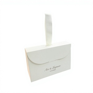 Luxury Paper <b>Craft</b> <b>Bags</b> for Weddings Party Events Personalized Wedding Candy Gift Packaging Envelop Handle <b>Bags</b> for Candles - Product Image 4